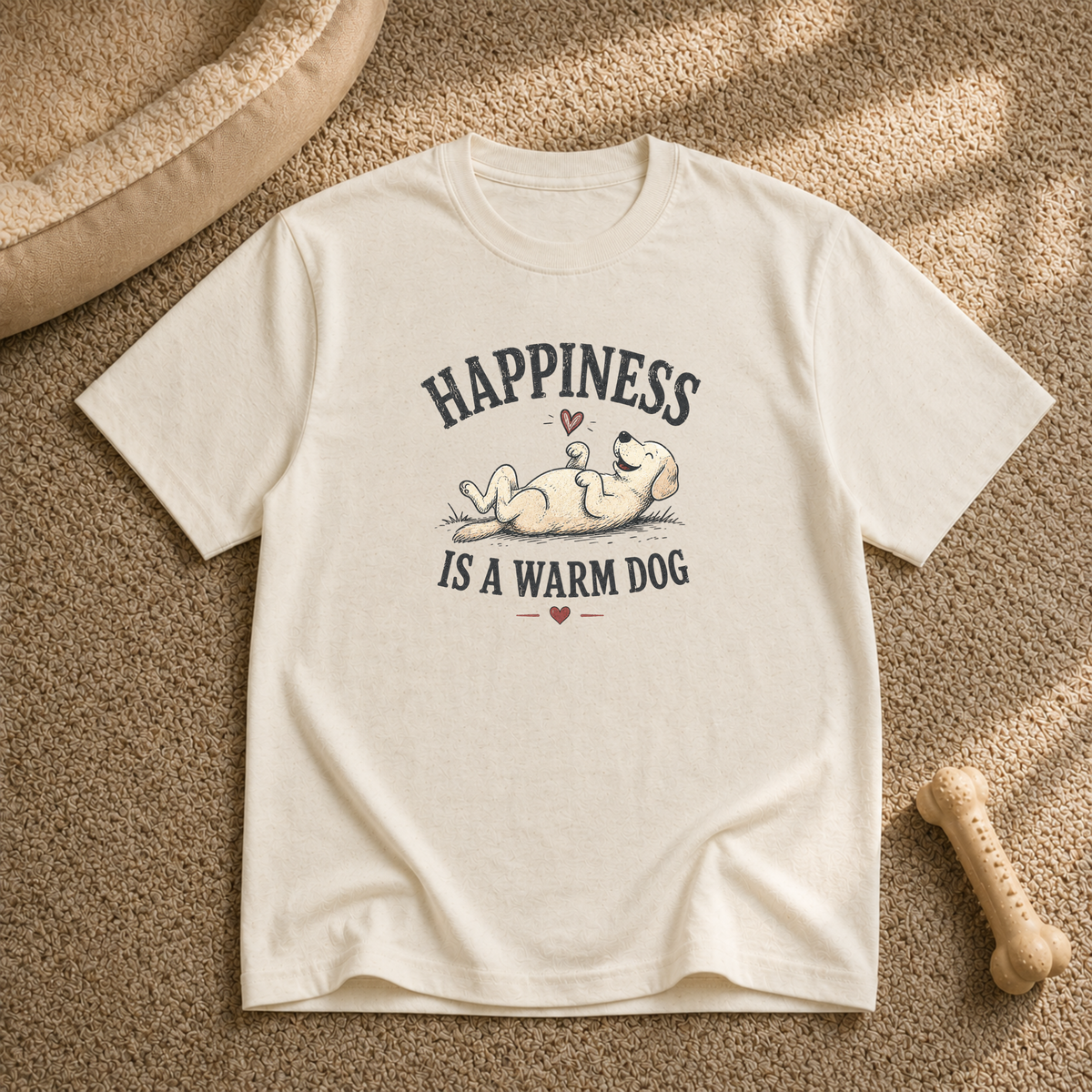 Happiness Is A Warm Dog T‑Shirt