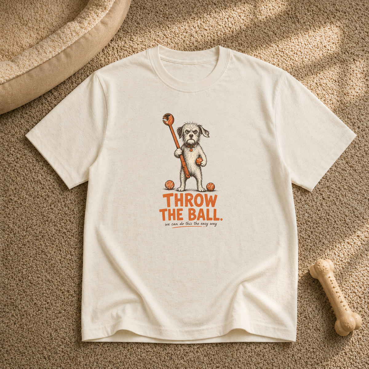 Throw The Ball Dog T‑Shirt