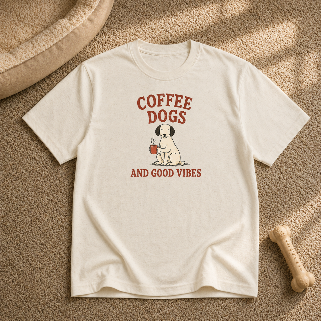 Coffee Dogs and good vibes T-Shirt