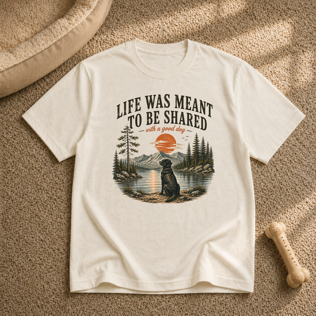 Life Was Meant To Be Shared  T‑Shirt
