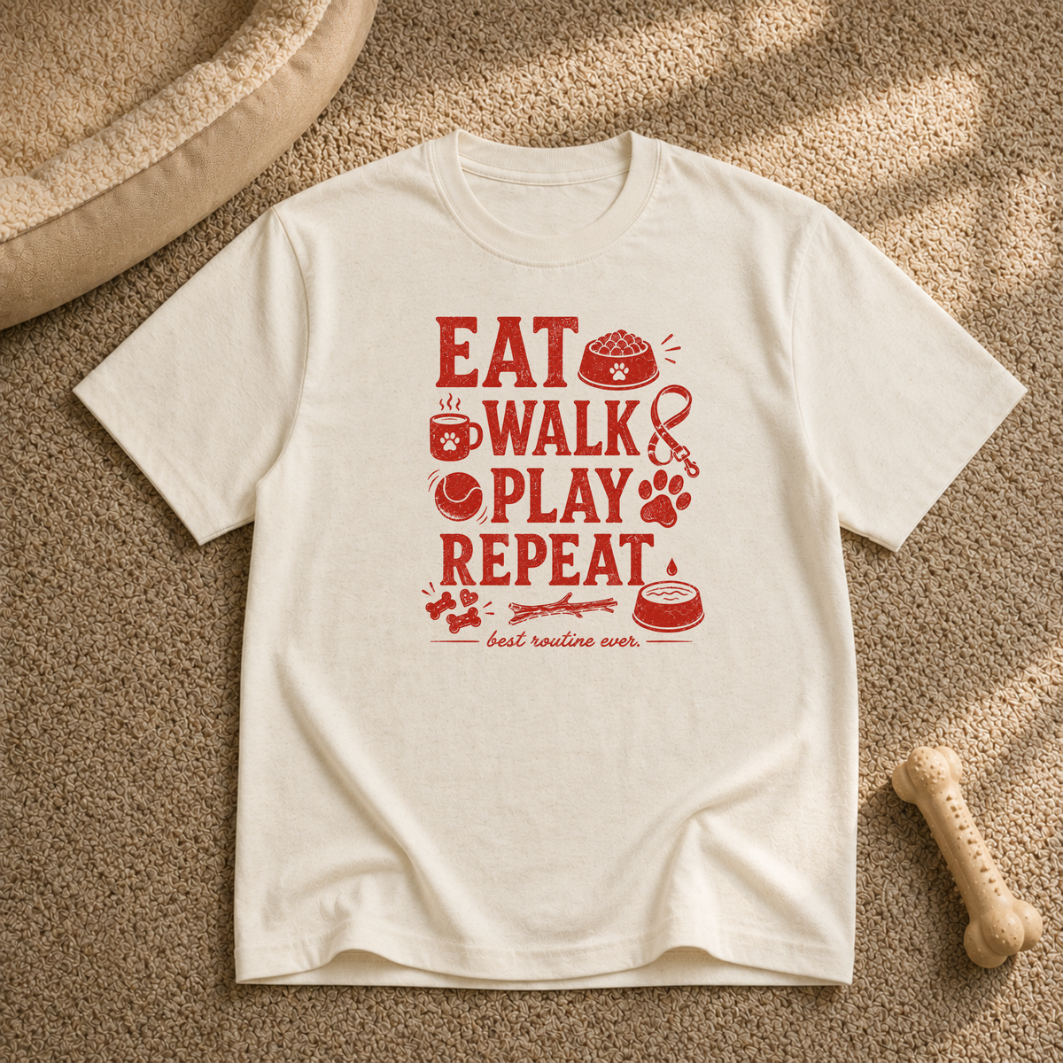 Eat Walk Play Repeat T-Shirt