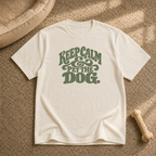 Keep calm pet the dog T-Shirt