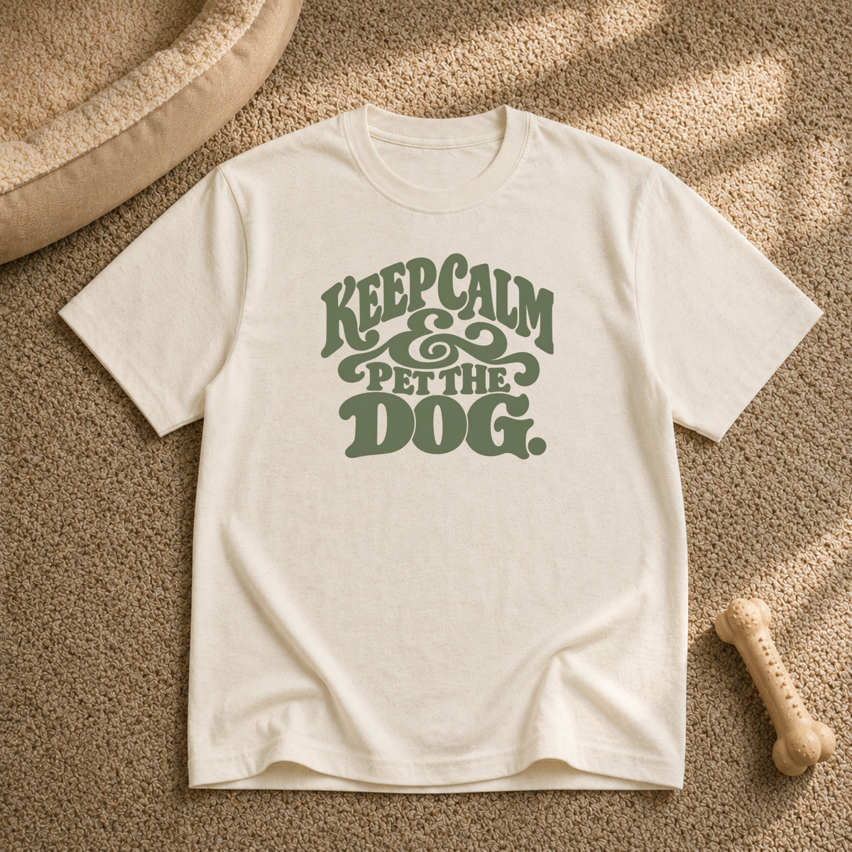 Keep calm pet the dog T-Shirt
